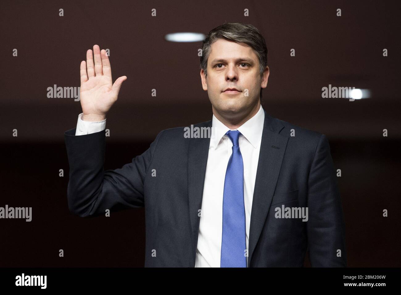Washington, United States. 06th May, 2020. Justin Reed Walker is sworn ...