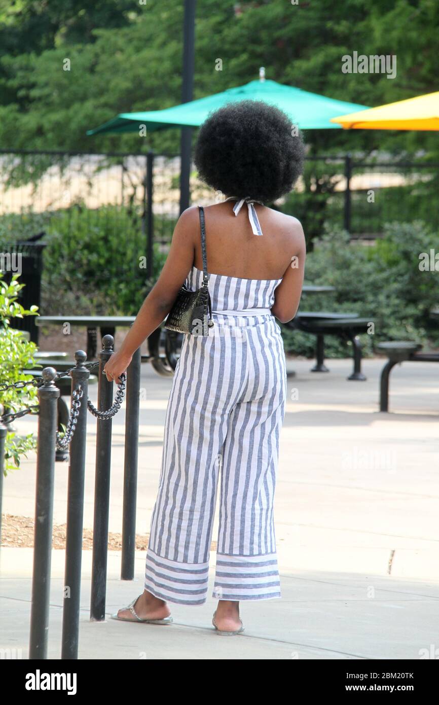 Black african american street fashion hi-res stock photography and