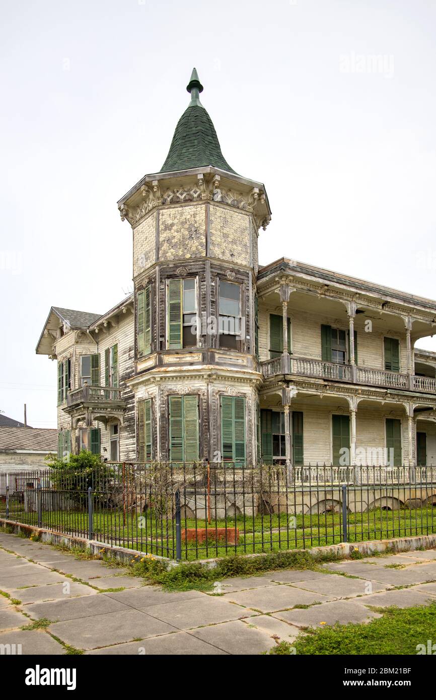 East end historic district galveston hires stock photography and