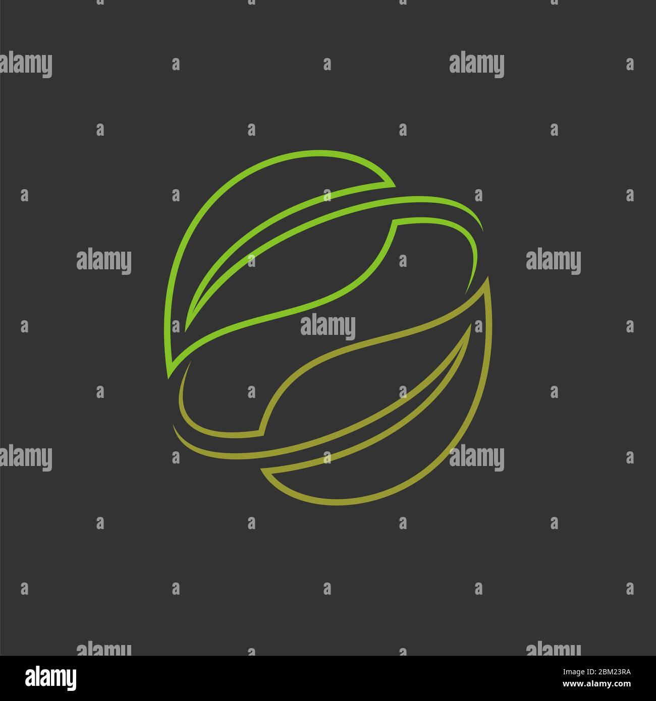 Green Leaves Logo Template Illustration Design. Vector EPS 10 Stock ...