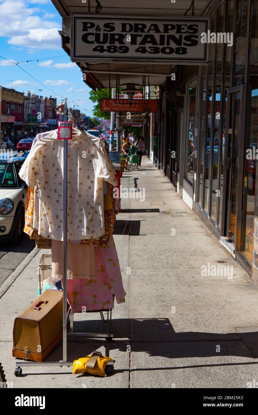 Clothes for sale shopping Northcote, Melbourne, Victoria, Australia