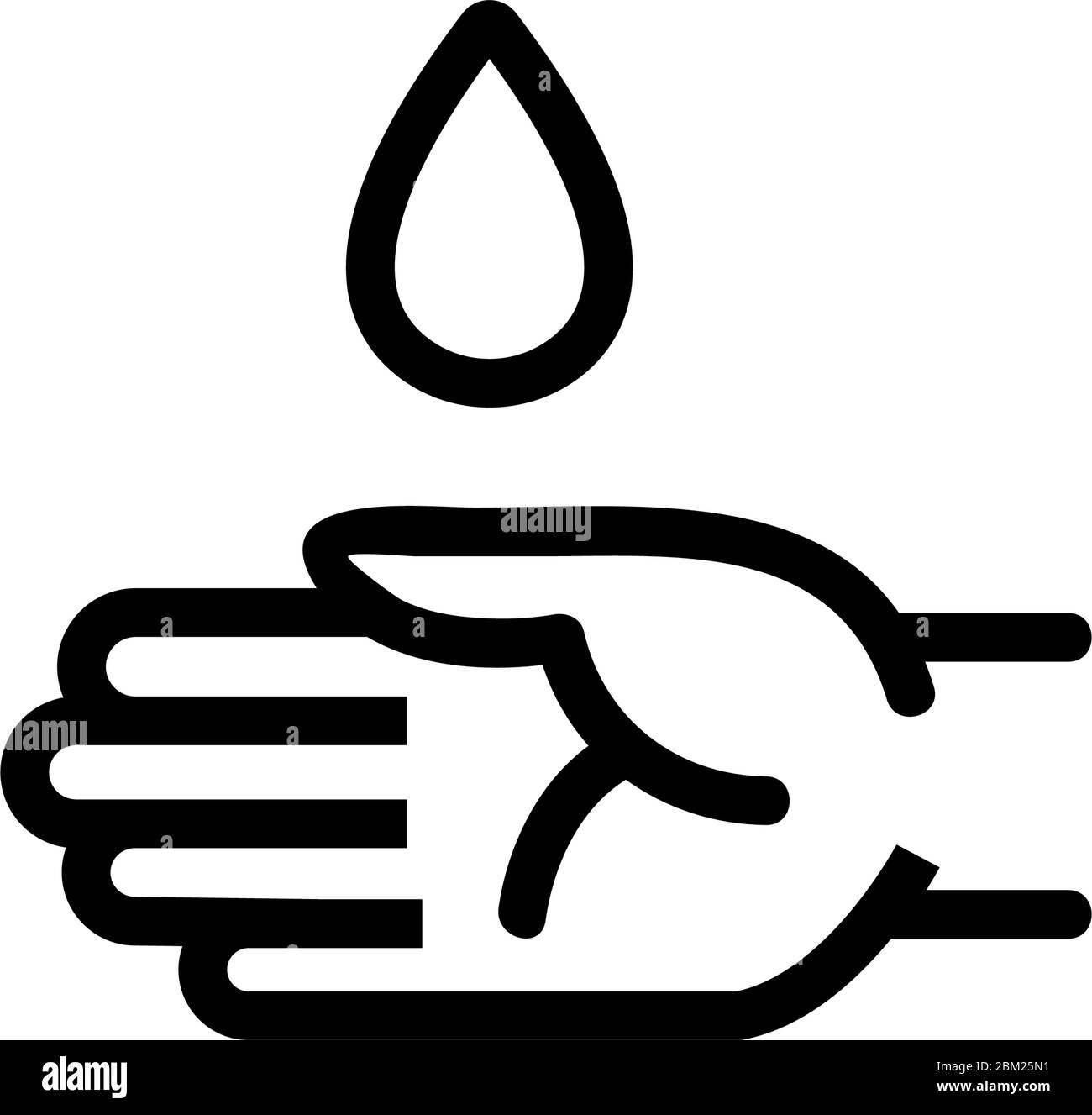 flood hazard icon vector outline illustration Stock Vector Image & Art ...