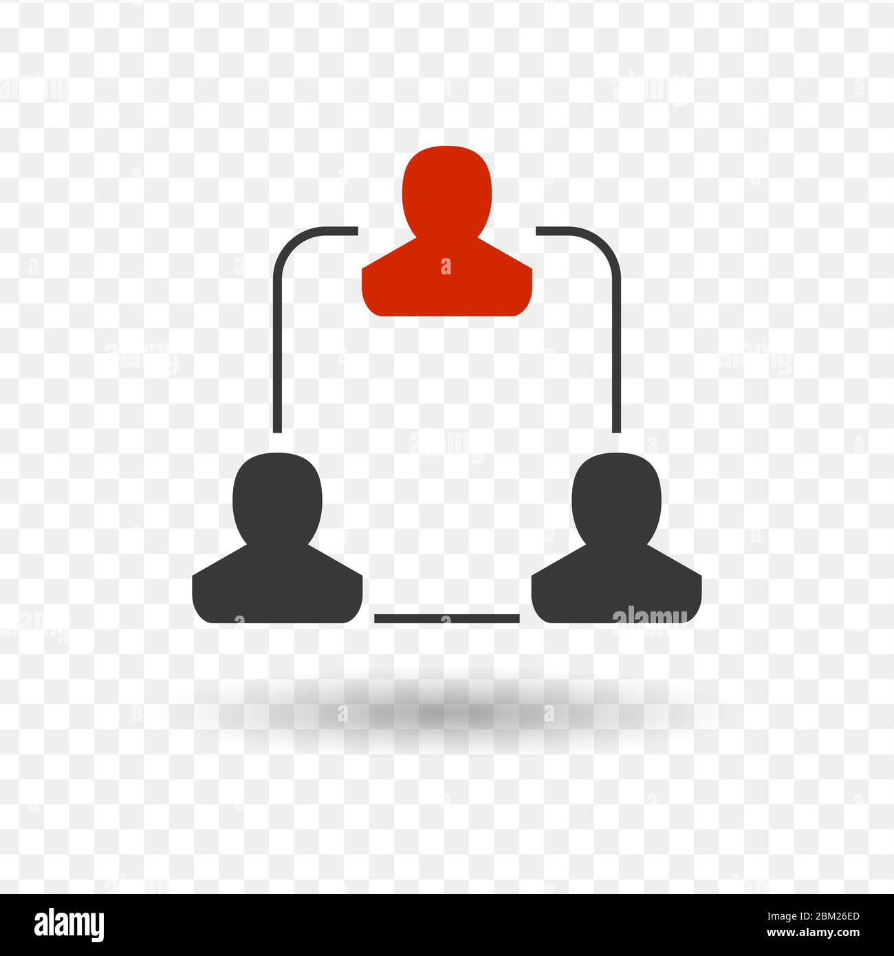 people conection icon. Stock vector illustration isolated on white background. Stock Vector