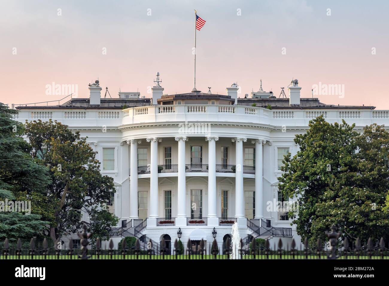 The White House in Washington DC Stock Photo