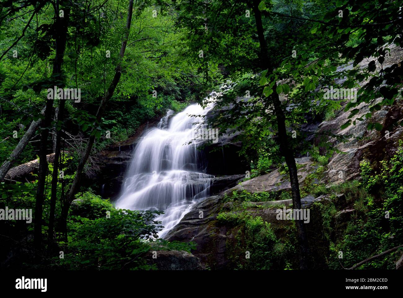 Crabtree Falls, Washington National Forest, Virginia Stock Photo
