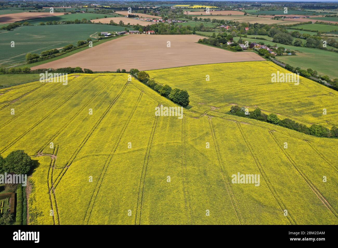 Aerial views of rolling farmland Stock Photo Alamy