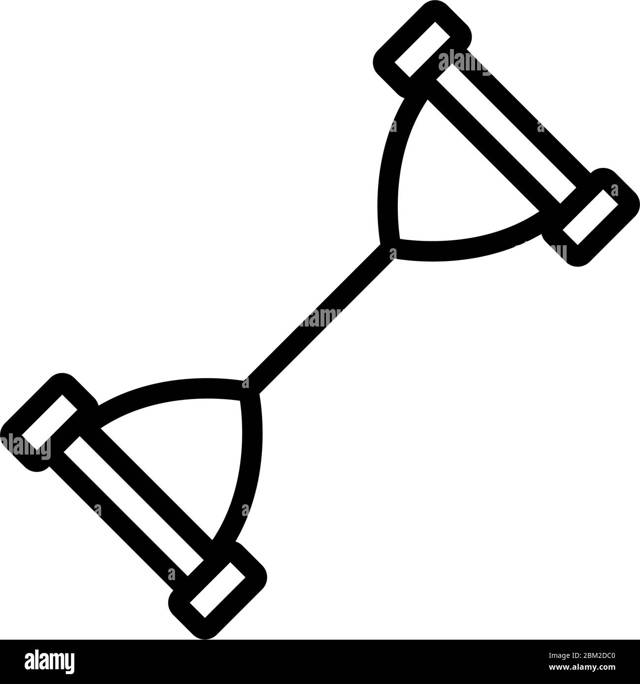 manual expander for stretching icon vector outline illustration Stock ...