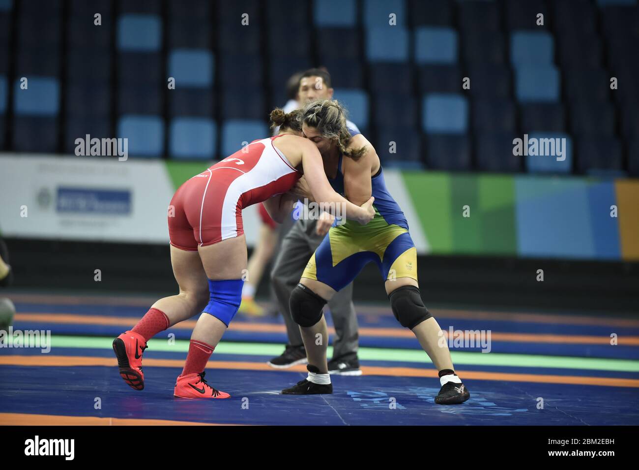 Greco Roman Wrestling Brazilian athletes training for the Olympic