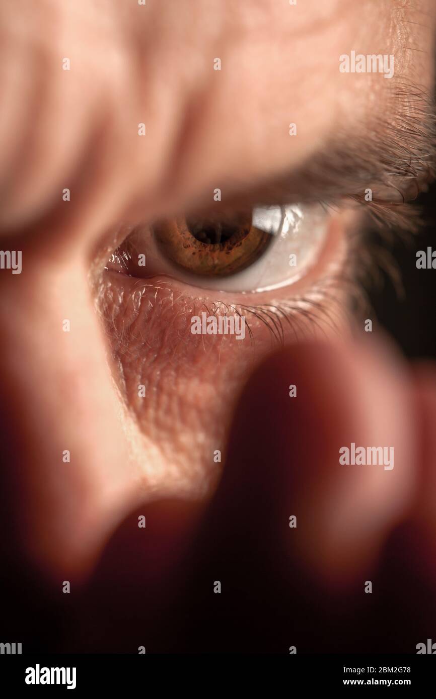 Staring eye creative hi-res stock photography and images - Alamy