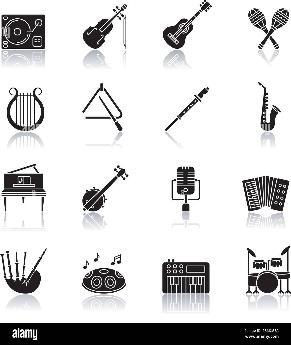 Orchestral percussion instrument Stock Vector Images - Alamy
