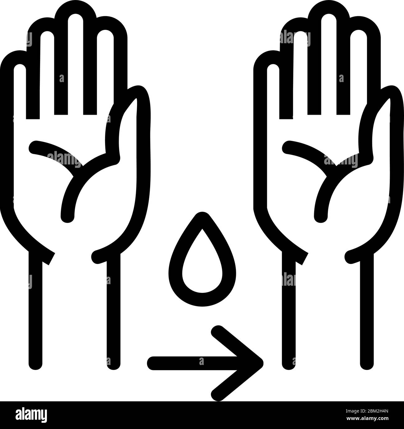 blood transfusion to another person icon vector outline illustration