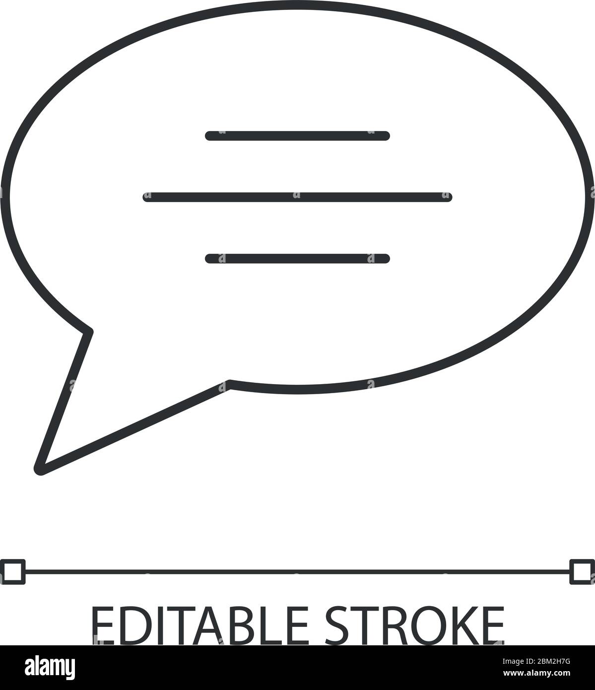 Chat Bubble Pixel Perfect Linear Icon Stock Vector Image Art Alamy Chat Bubble Pixel Perfect Linear Icon Stock Vector Image Art Alamy