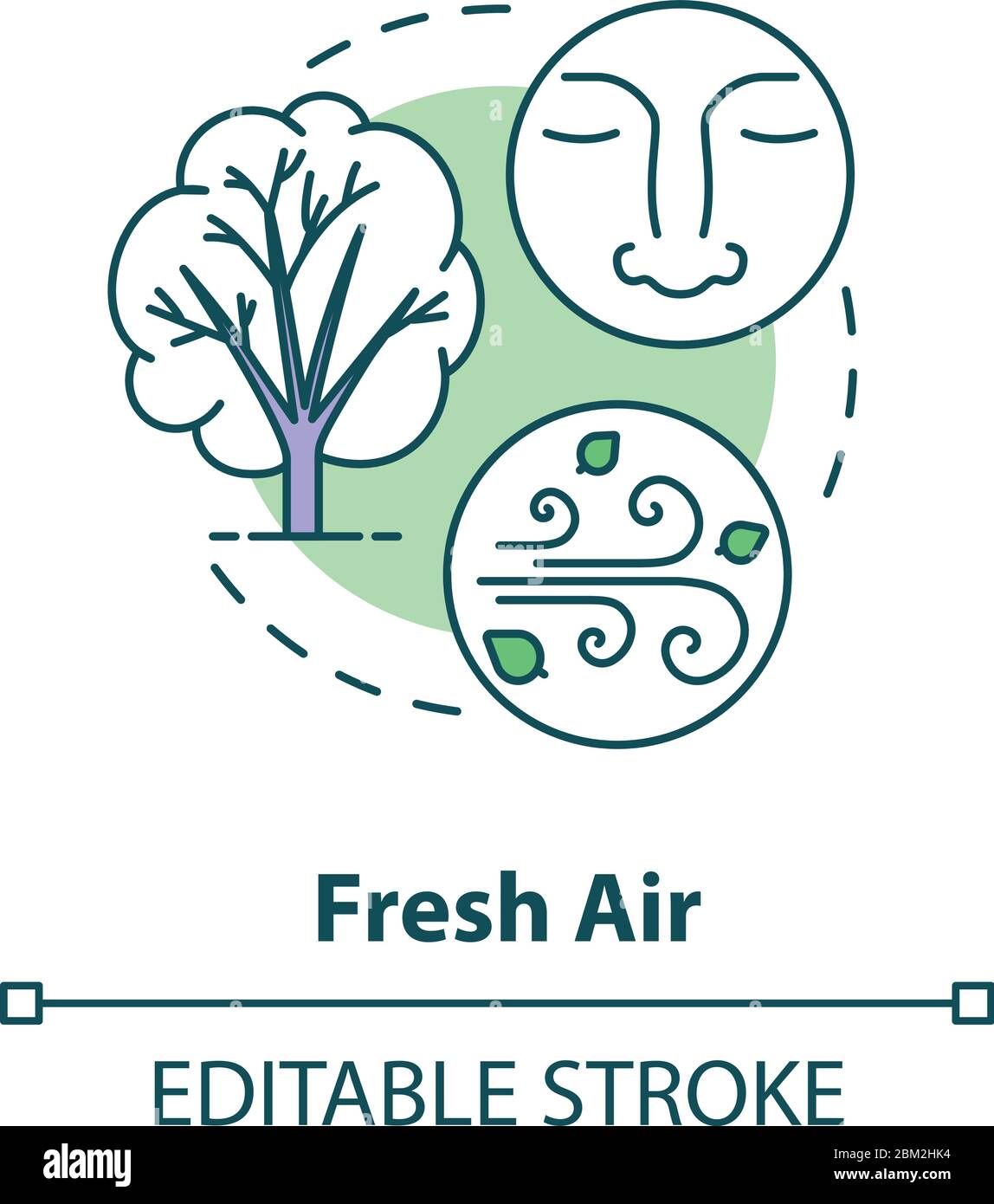 Fresh air concept icon Stock Vector Image & Art Alamy