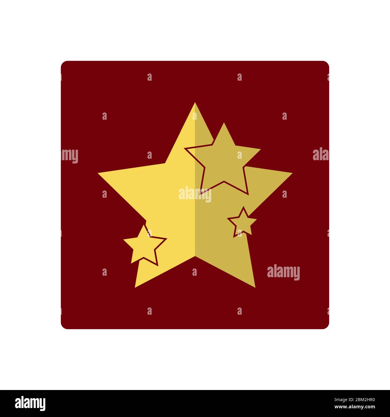Vector star icon. Flat design isolated on a white background for ...