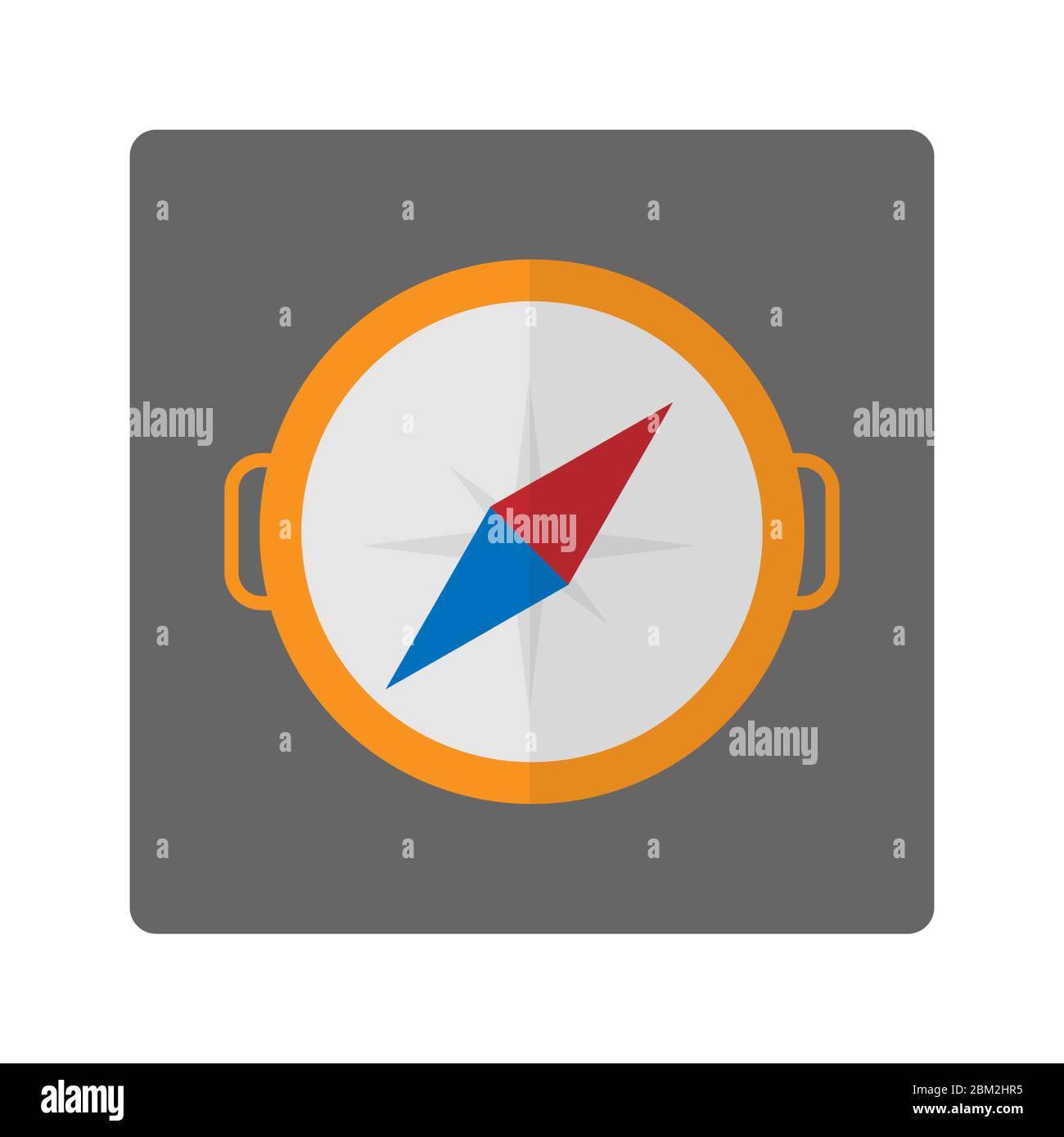 Vector compass icon. Flat design isolated on a white background for ...