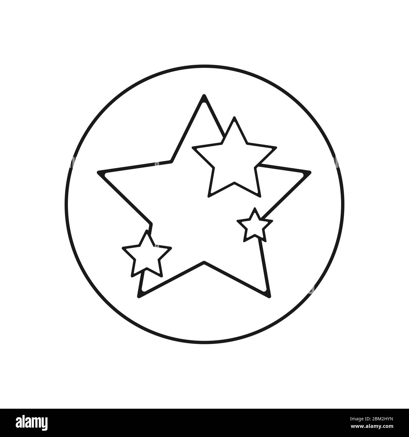 Vector star icon. Flat design isolated on a white background for ...