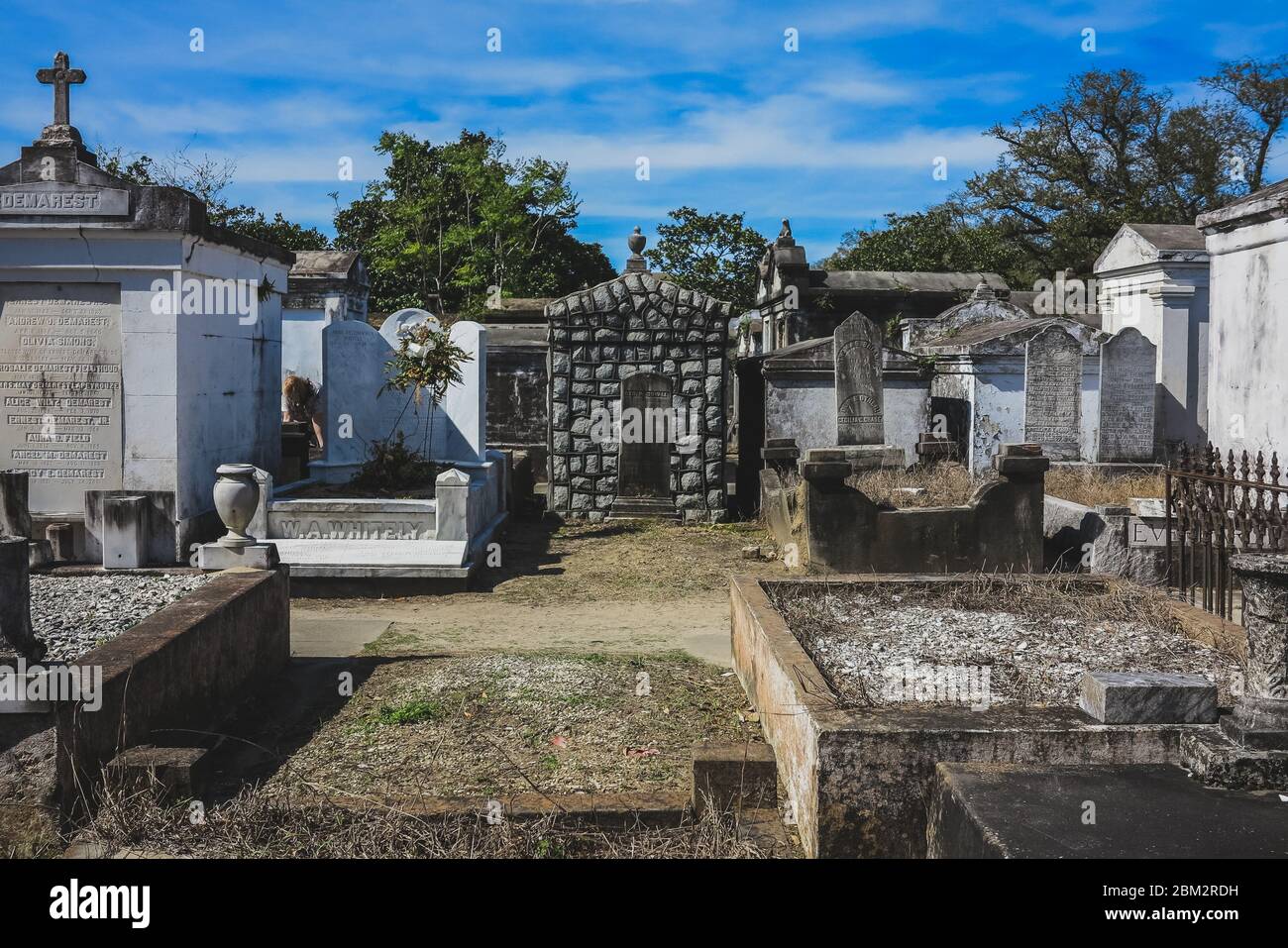 Lafayette Cemetery in Garden District, New Orleans Stock Photo