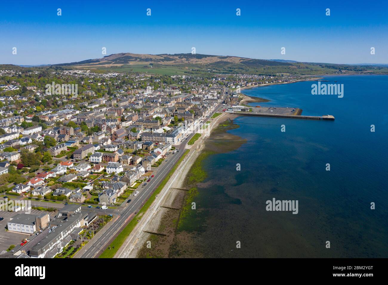 Aerial view of Helensburgh, Argyll and Bute, Scotland, UK Stock Photo Alamy