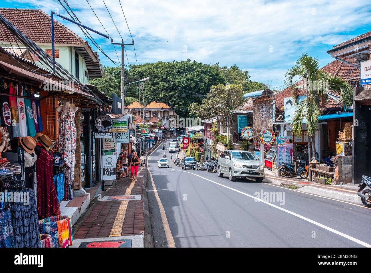 Forest building road hires stock photography