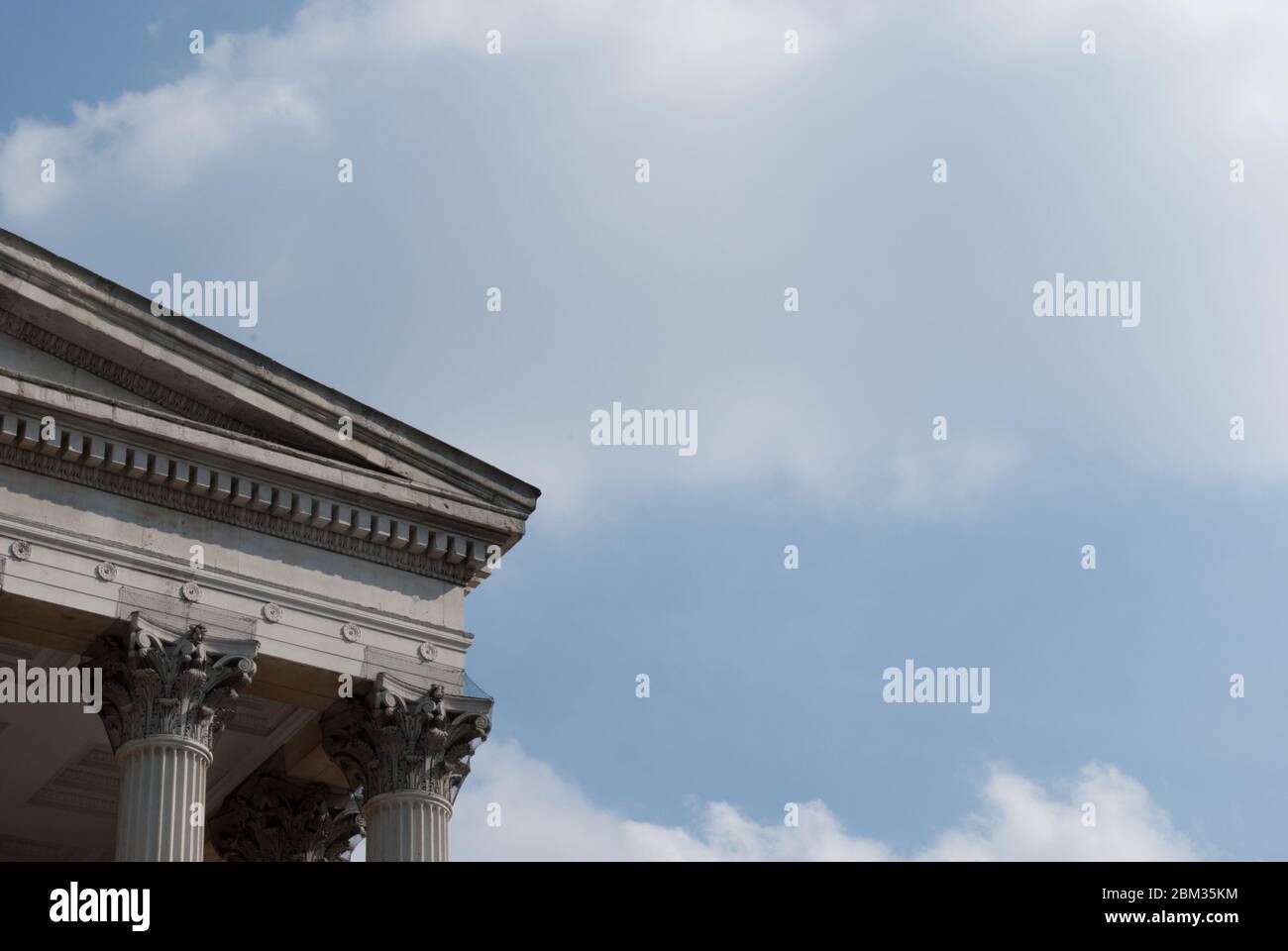 Neo-Classical Quad Courtyard UCL Wilkins Building, Gower Street, Bloomsbury, London WC1E 6BT by William Wilkins Stock Photo