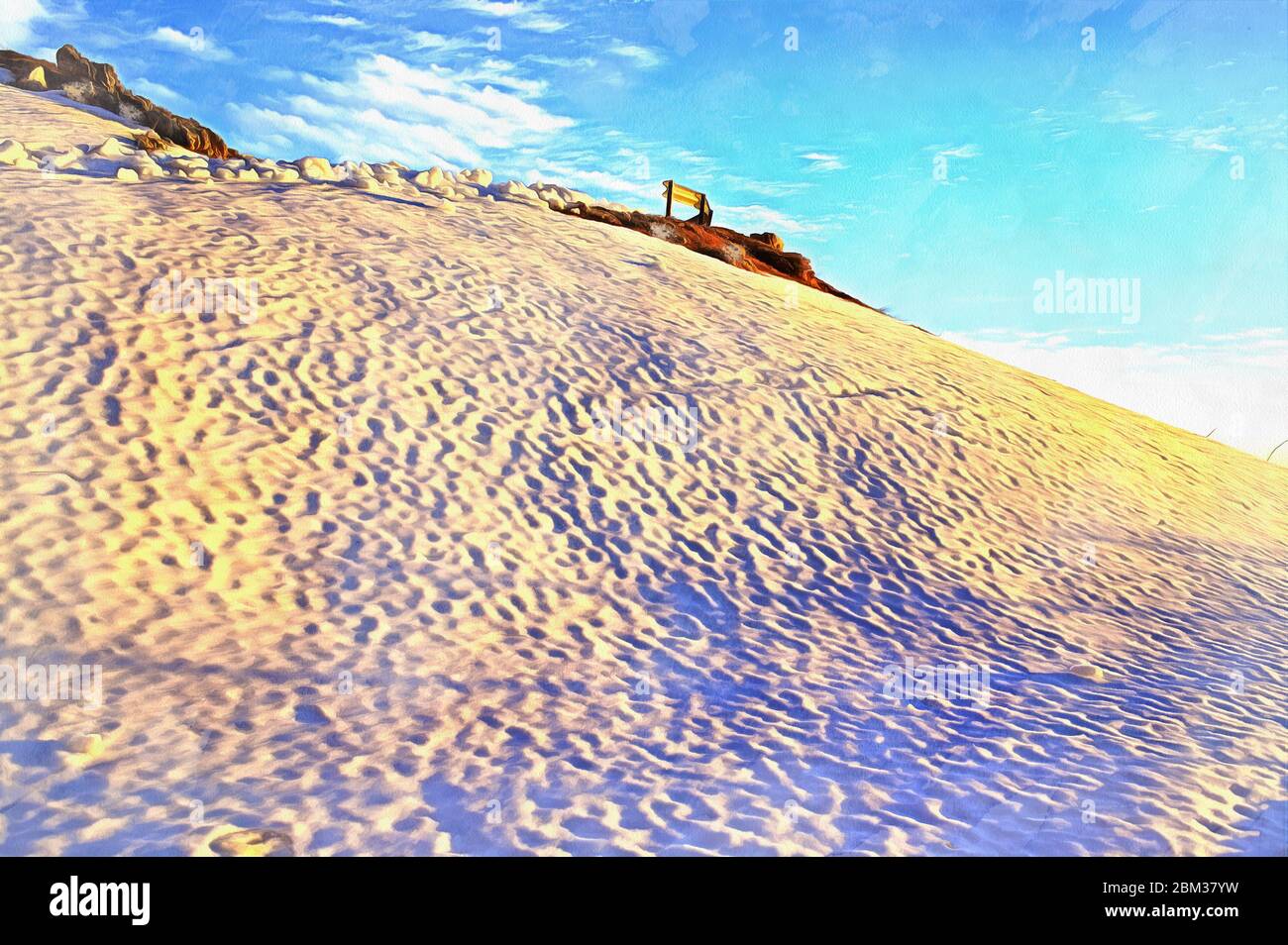 Colorful painting of Lebanon moutains, Lebanon Stock Photo Alamy
