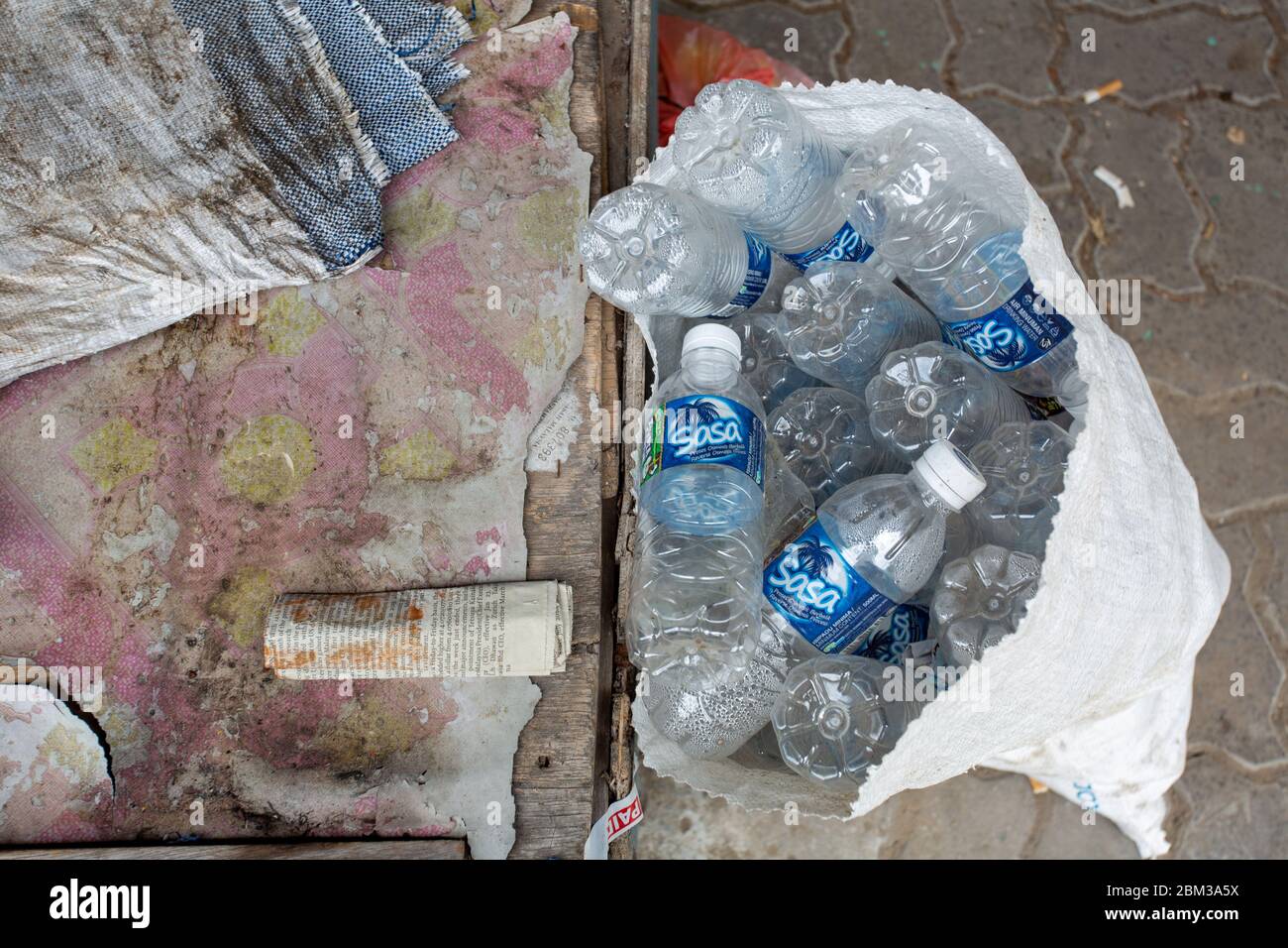 Malaysia, 6 May 2020 Plastic bottle ready for recycle, waste