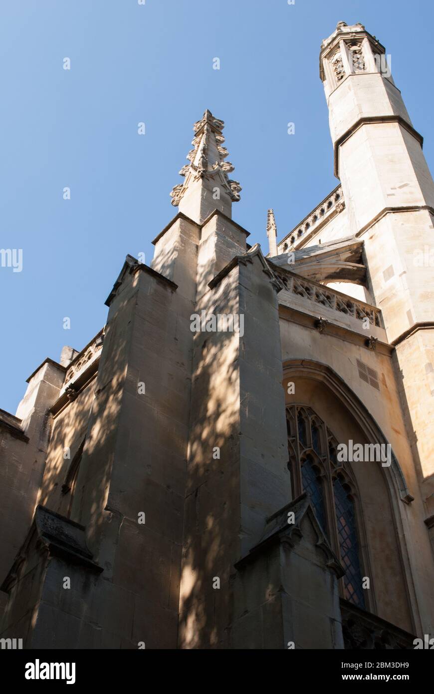 Gothic Revival Architecture Religious Bath Stone Detail St Luke's & Christ Church, Sydney Street, London, SW3 6NH by James Savage Stock Photo