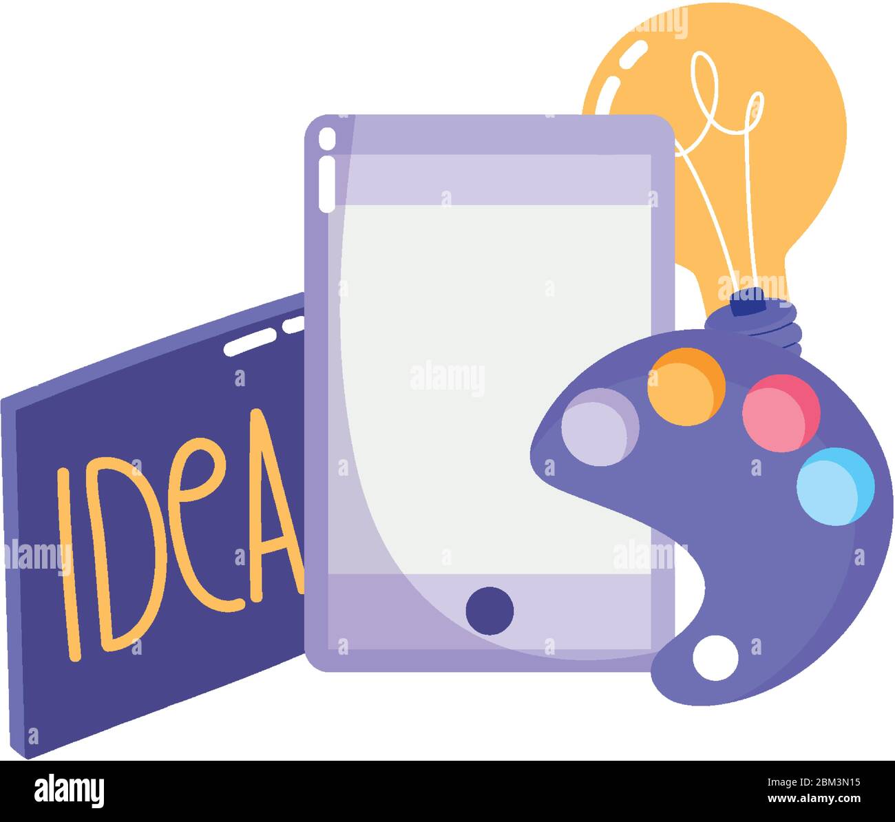 Communication And Technology Smartphone Creativity Idea Cartoon Vector Communication And Technology Smartphone Creativity Idea Cartoon Vector