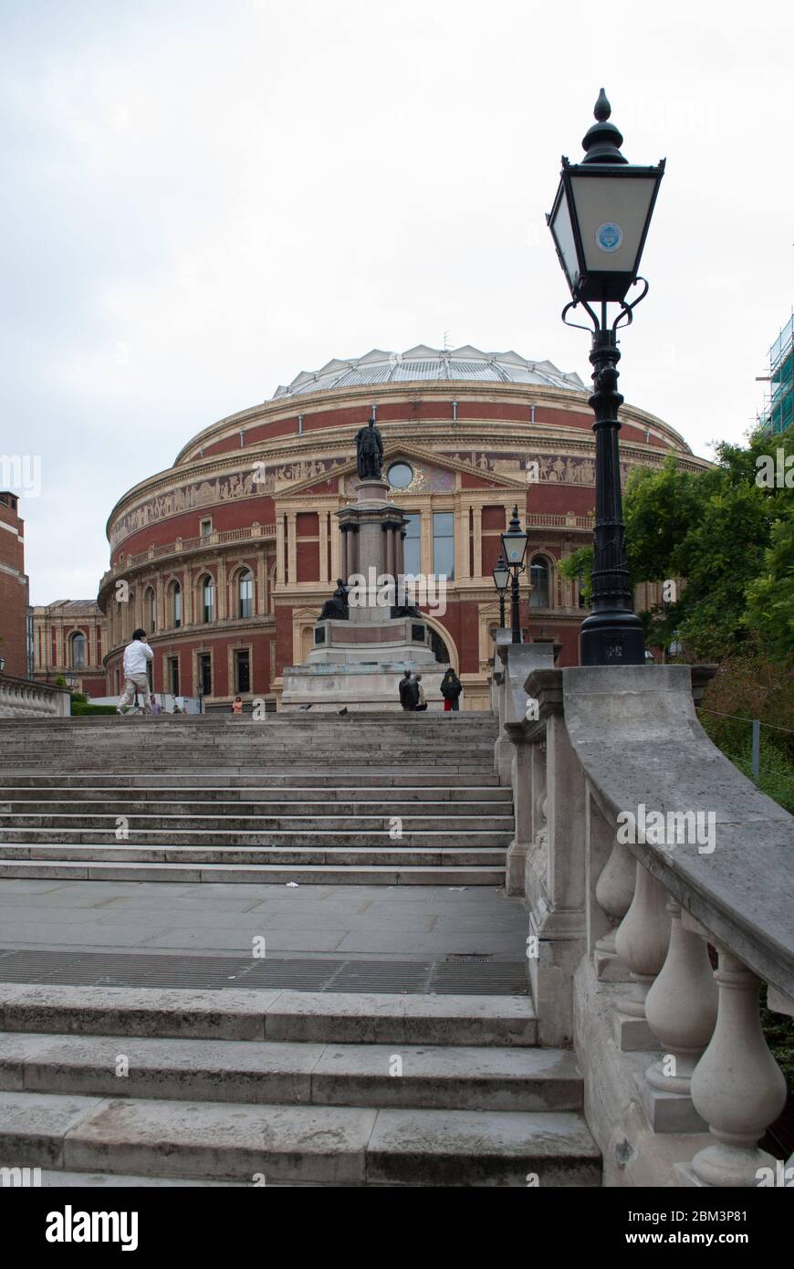 Classical Amphitheatre The Royal Albert Hall, Kensington Gore, London by Captain Francis Fowke & Major-General Henry Y. D Scott of Royal Engineers Stock Photo