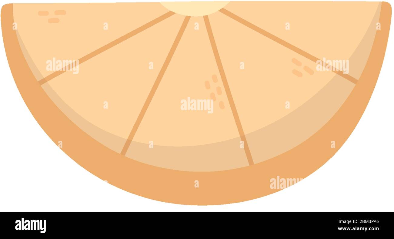 slice lemon fruit isolated icon white background vector illustration ...