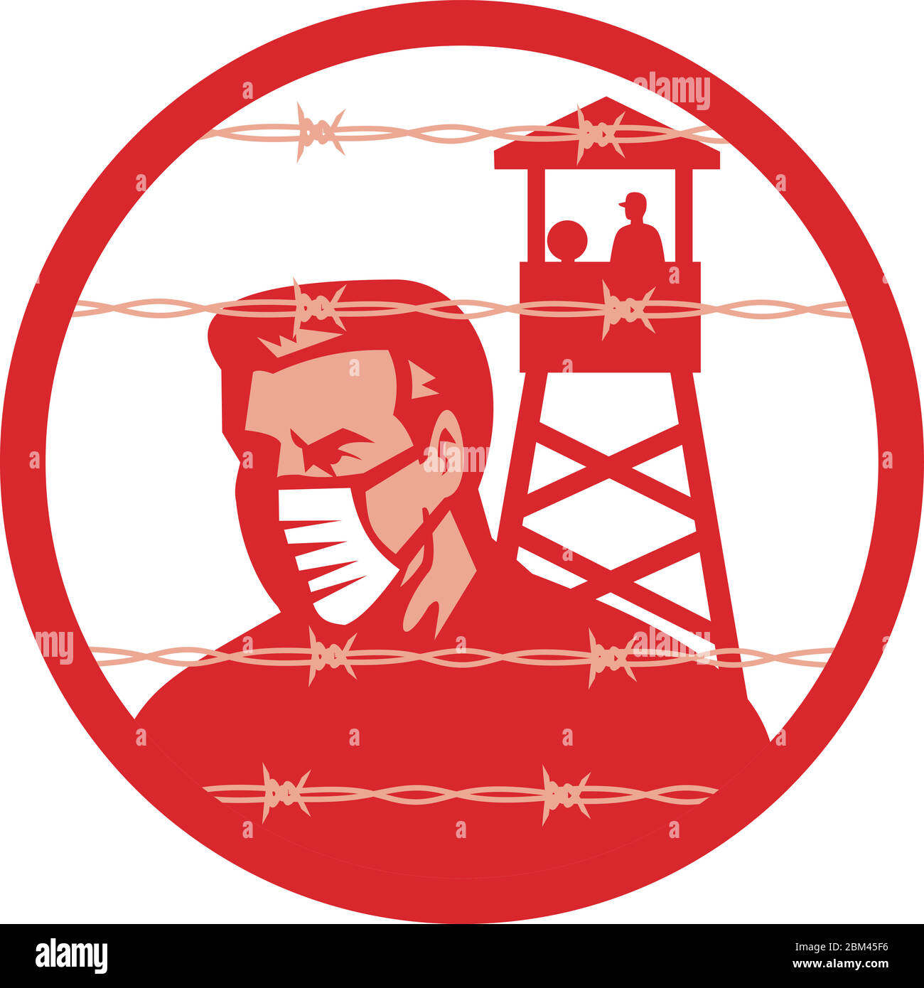 Lockdown tower Stock Vector Images - Alamy
