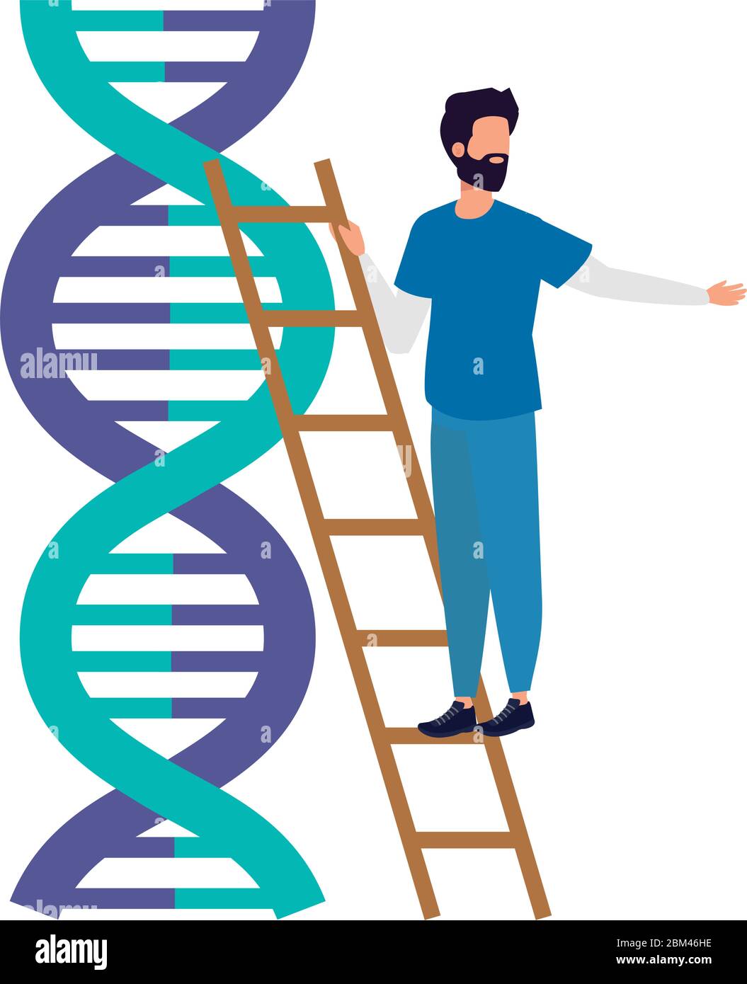 Microcosmic man Stock Vector Images - Alamy