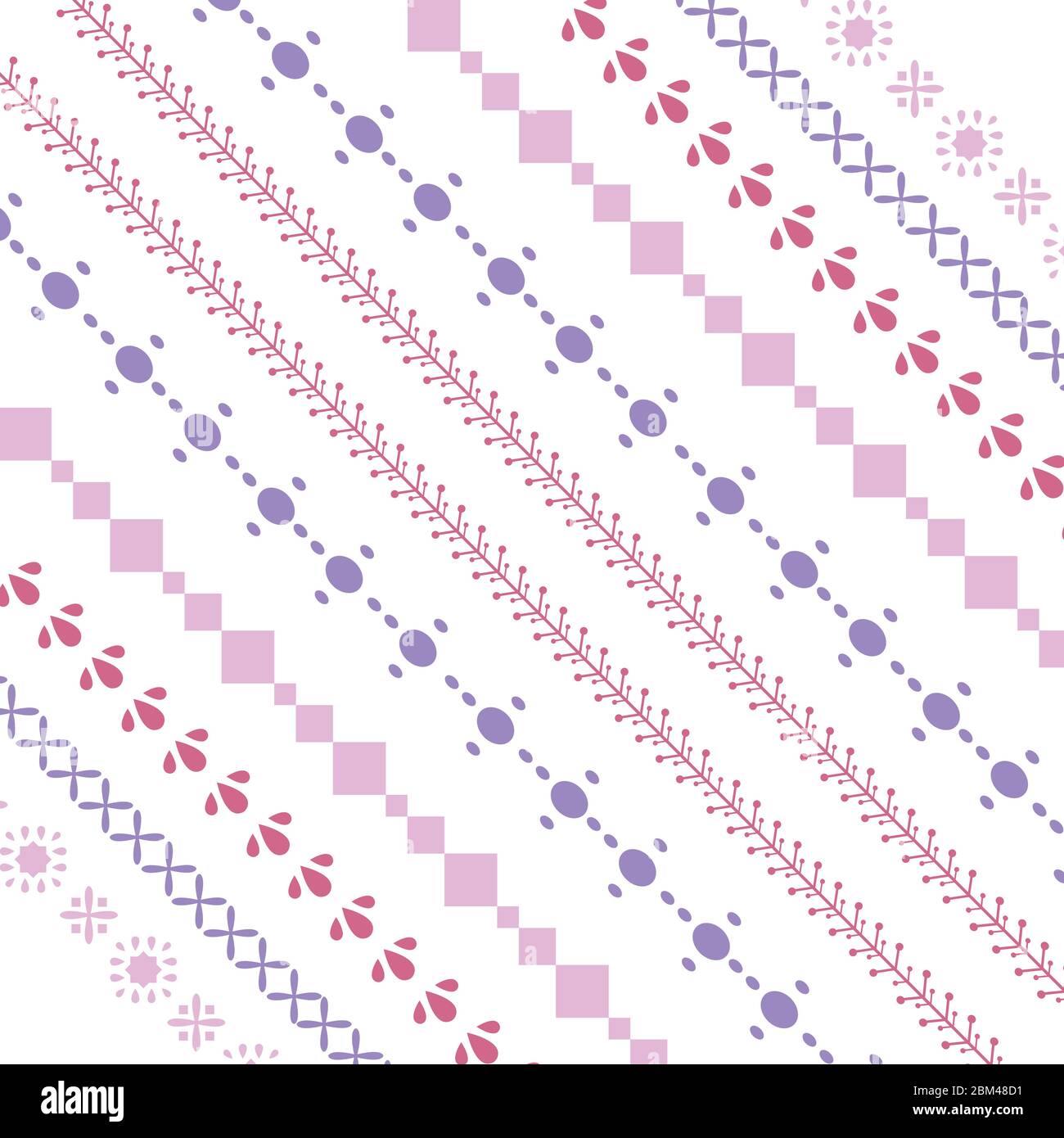 Beautiful simple embroidery design for greeting card Stock Vector Image ...