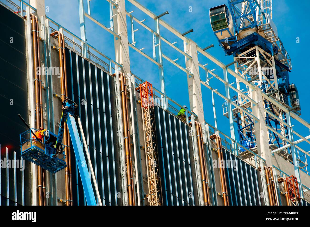 Office Building Construction in the City Stock Photo Alamy