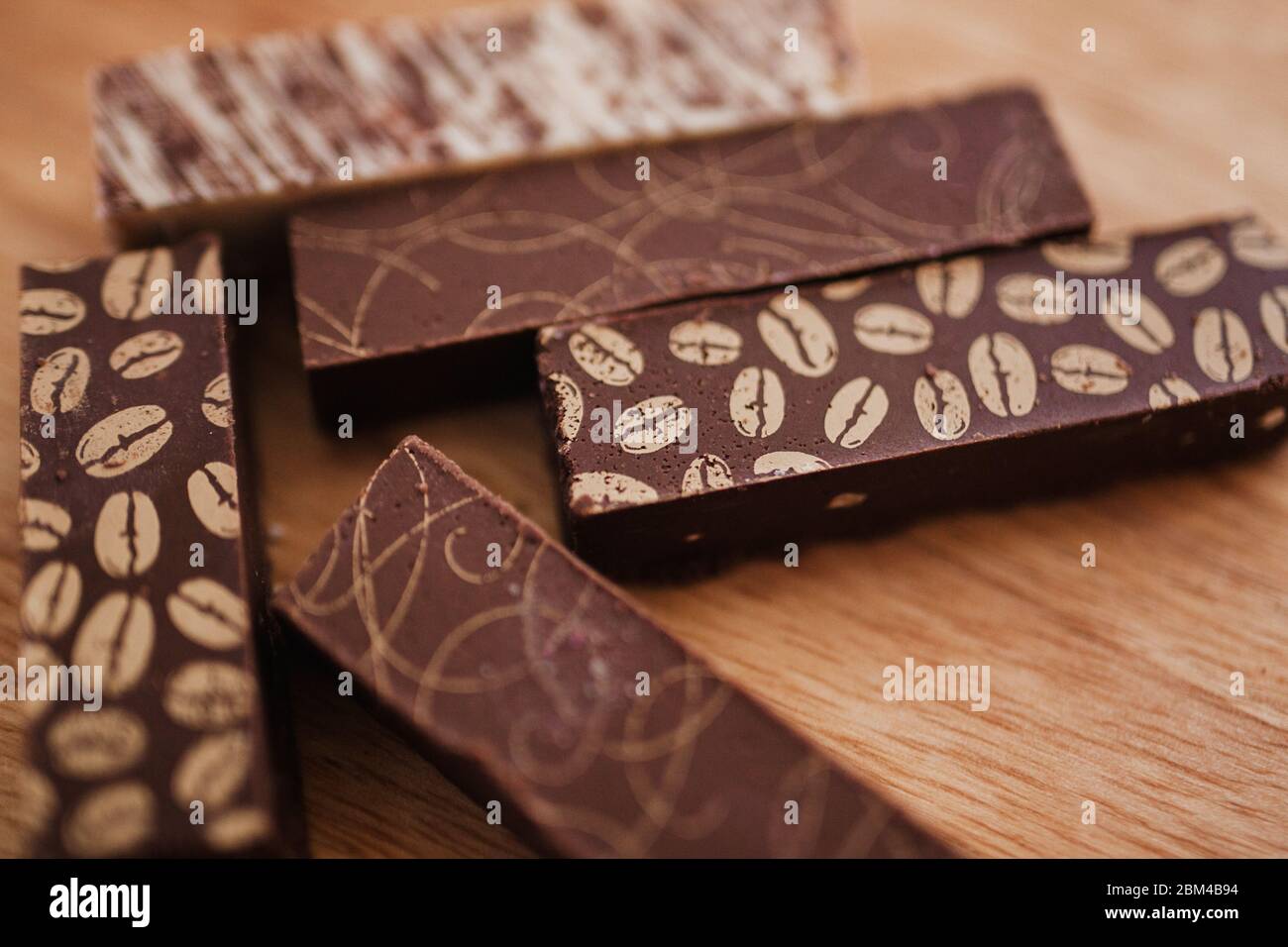turron chocolate and coffee Stock Photo