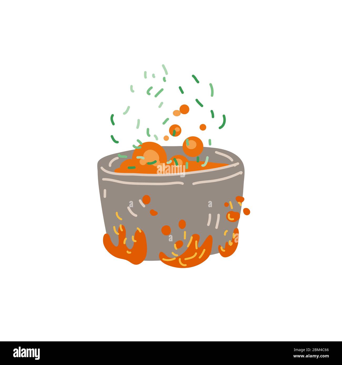 Cartoon pot soup cooking vegetables hi-res stock photography and images -  Alamy