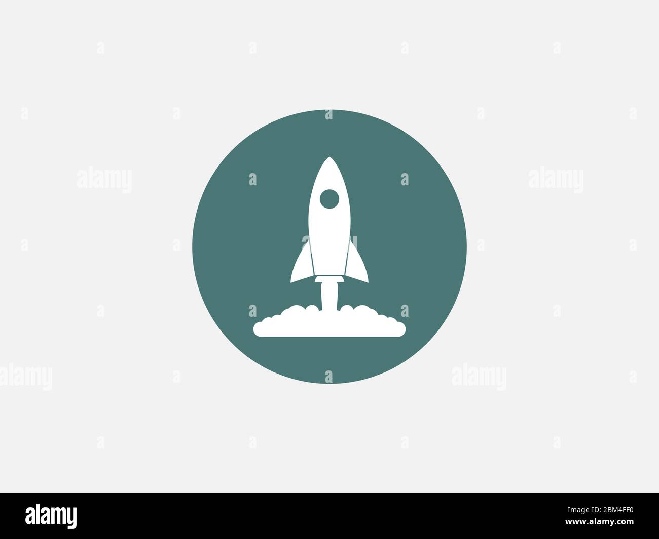 Retro rocket illustration hi-res stock photography and images - Alamy