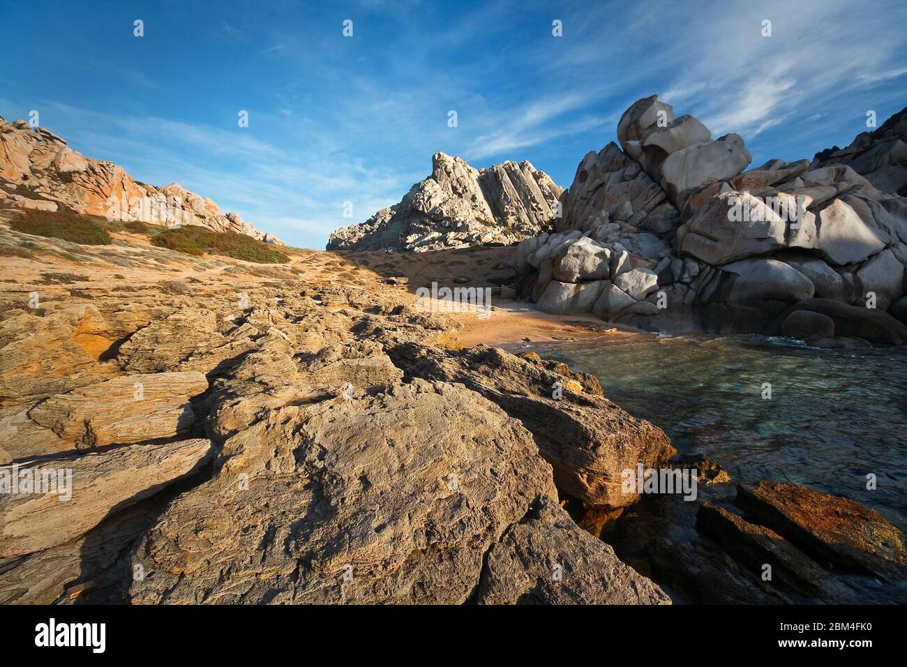 Coast of Capo Testa in Sardinia, Italy Stock Photo Alamy