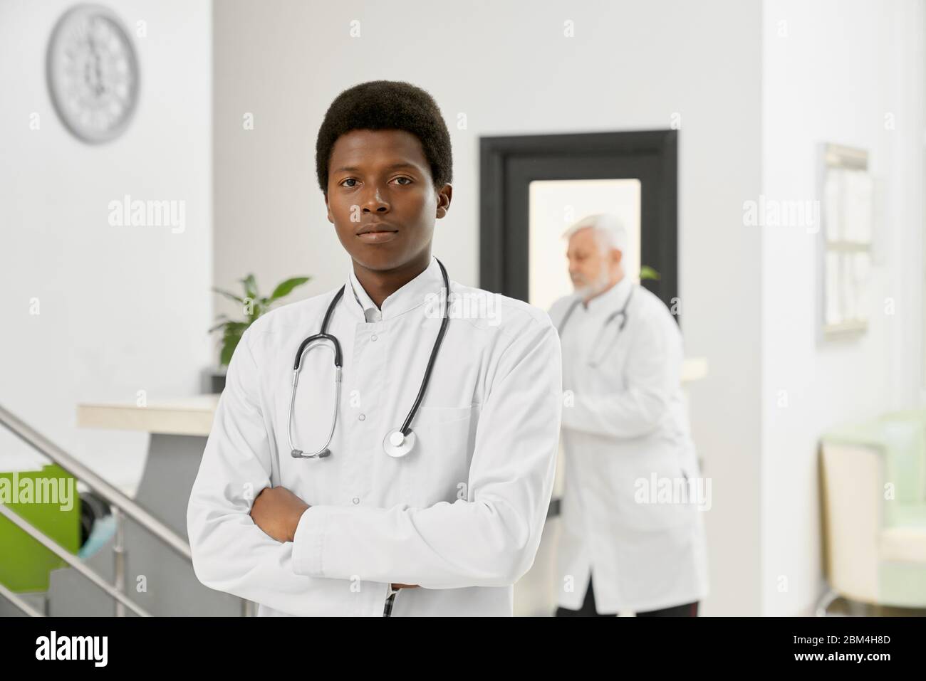 African male doctor hi-res stock photography and images - Alamy
