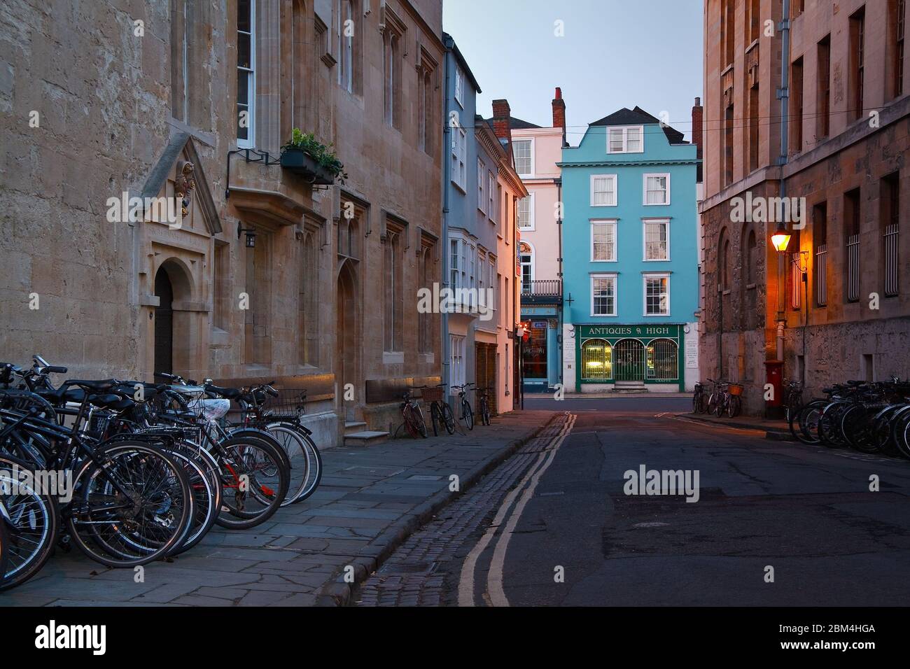City of Oxford early in the morning. Stock Photo
