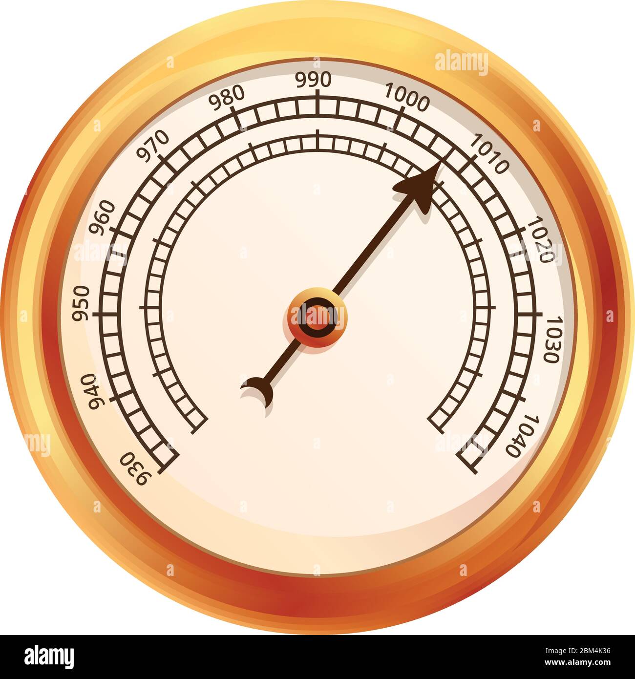Ship barometer icon. Cartoon of ship barometer vector icon for web