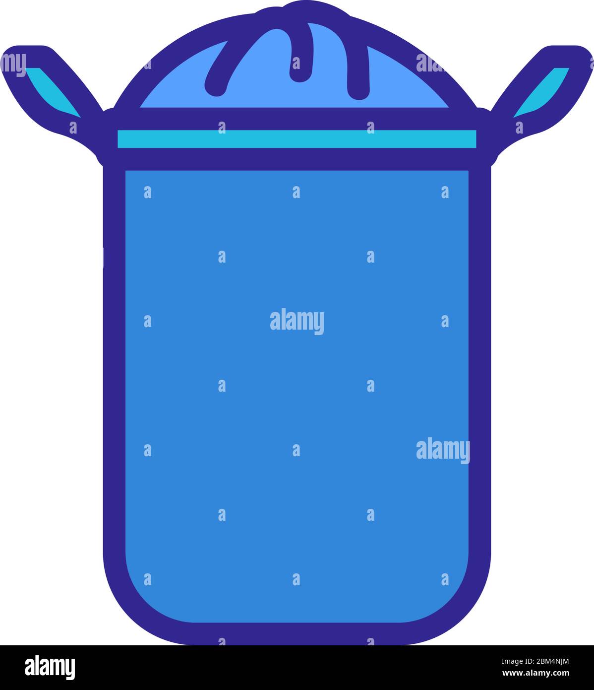 laundry hamper icon vector outline illustration Stock Vector Image