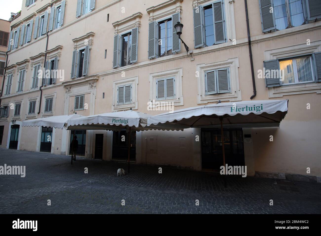 Italia 06th May 2020 Roma Italy 6 Maggio 2020 Il Famoso Ristorante Pierluigi Che Ospita I