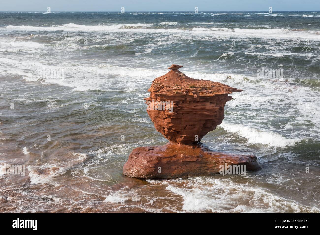 The Teacup rock, named for the resemblence to a cup and saucer, in