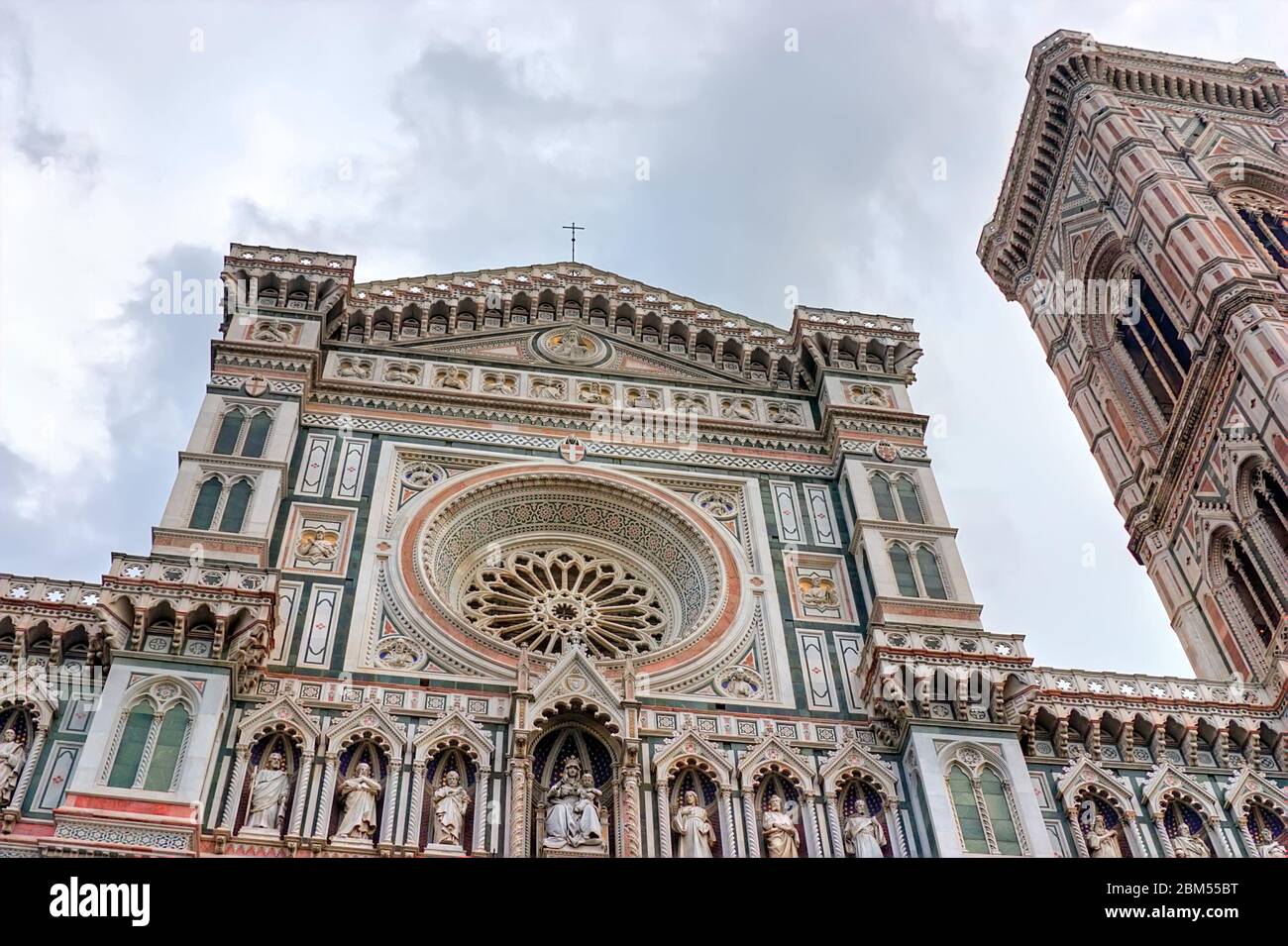 Cathedral Church Duomo basilica di santa maria del fiore in Florence ...