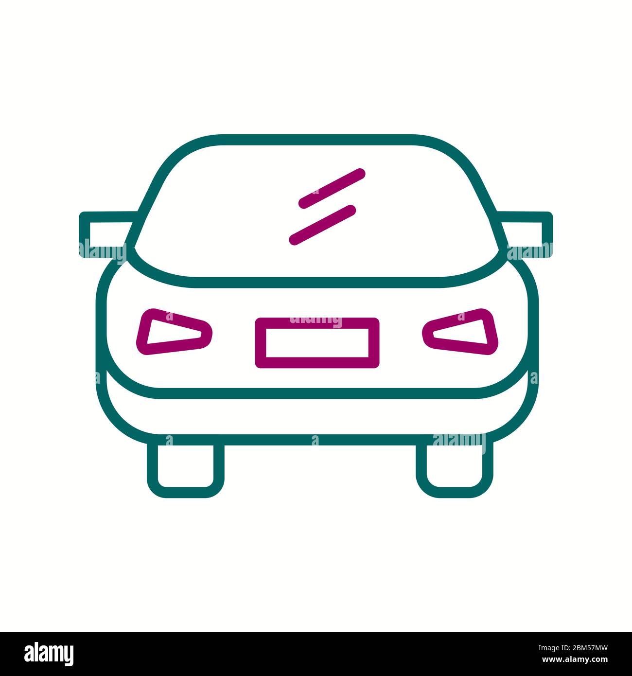 Beautiful Car Vector line icon Stock Vector Image & Art - Alamy