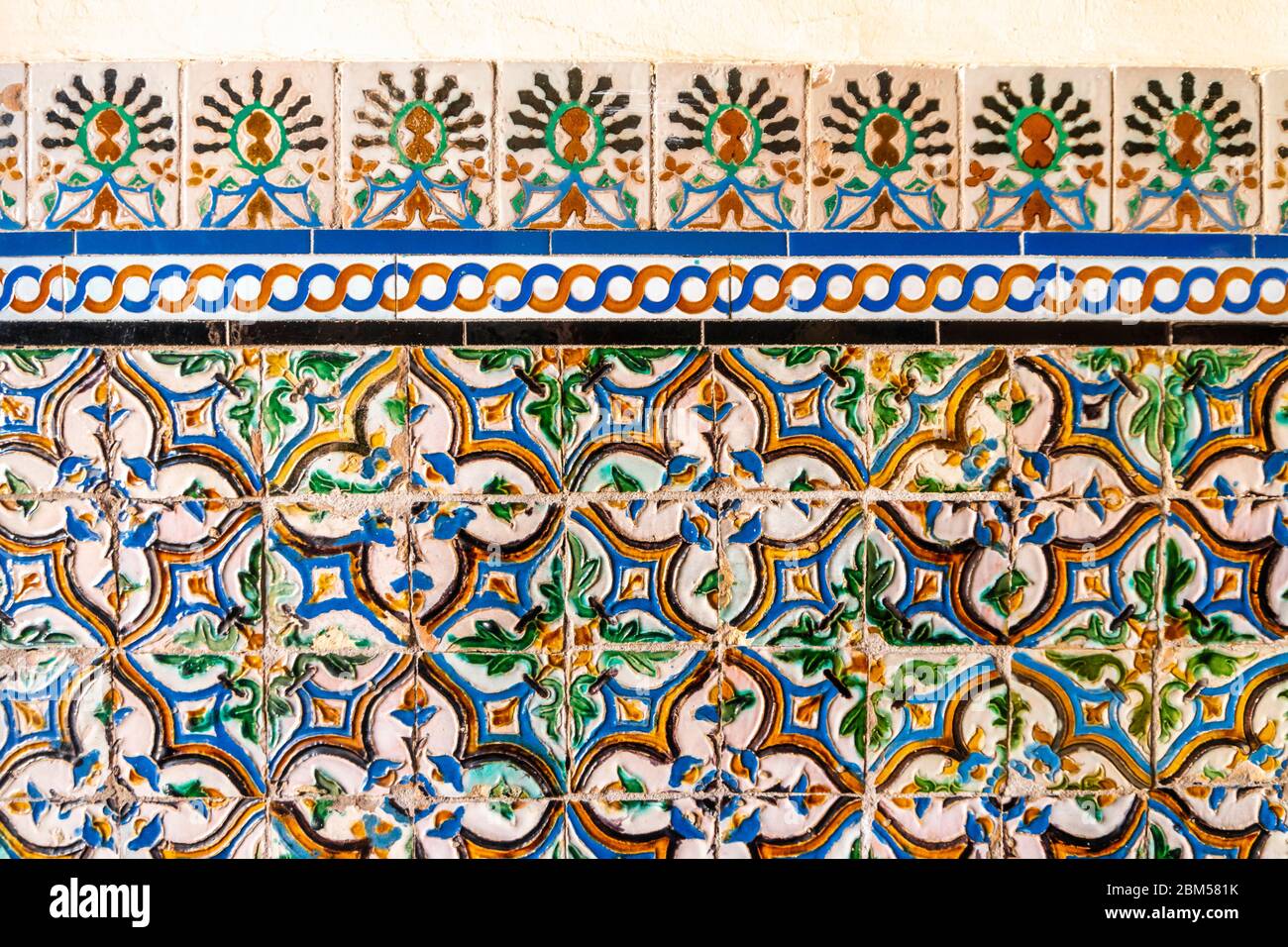 Seville real alcazar tiles hires stock photography and images Alamy