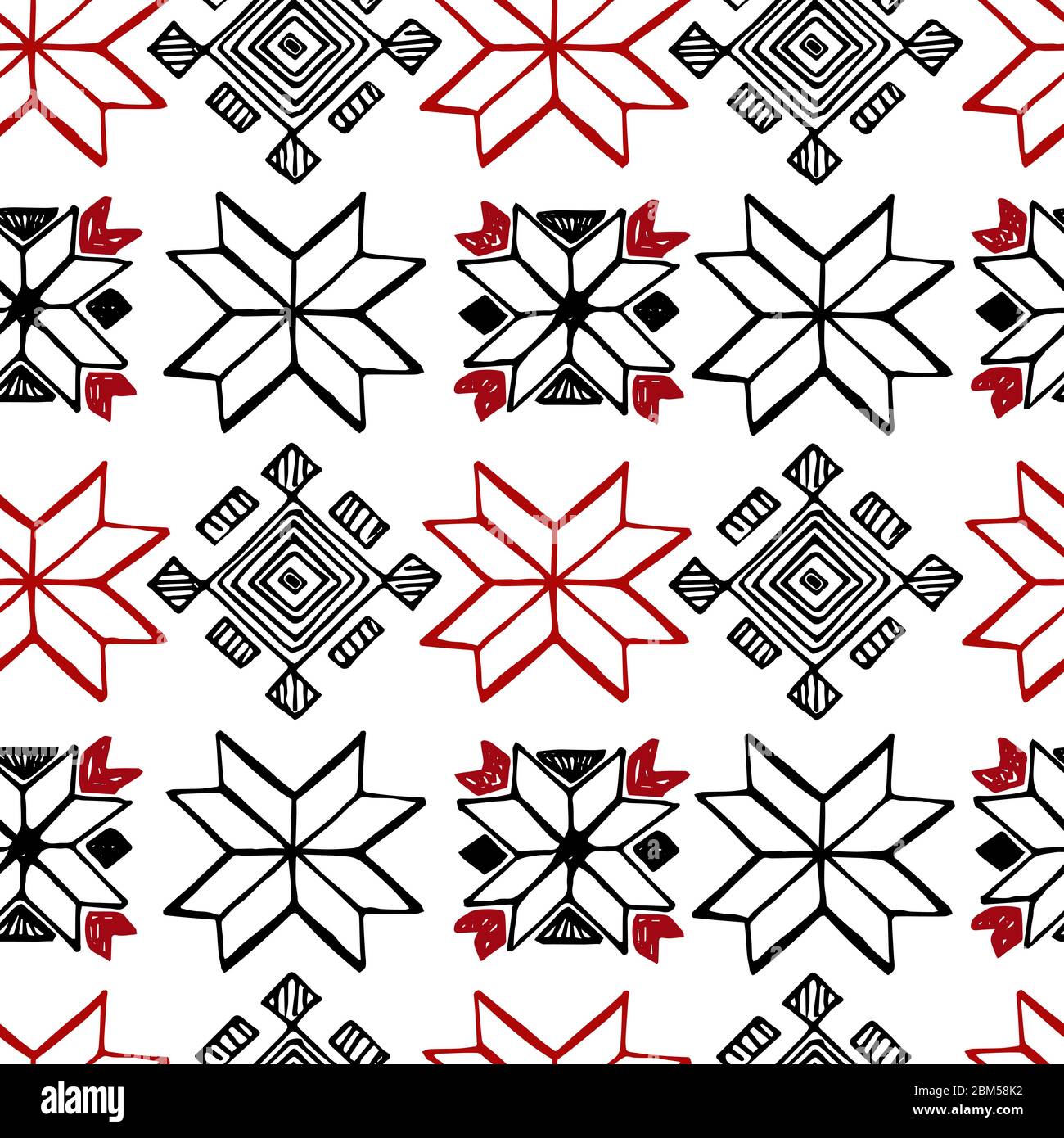 Ethnic decoration national endless background Stock Vector Image & Art ...