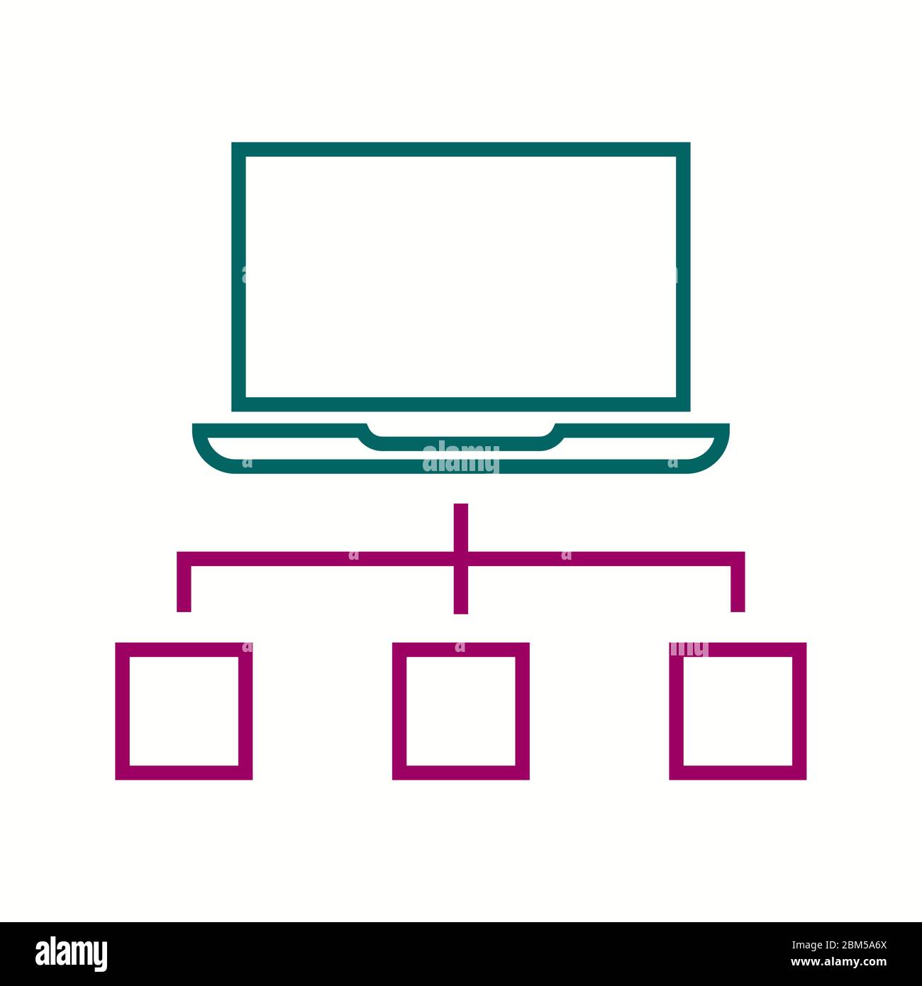 Beautiful Share connections vector line icon Stock Vector Image & Art ...