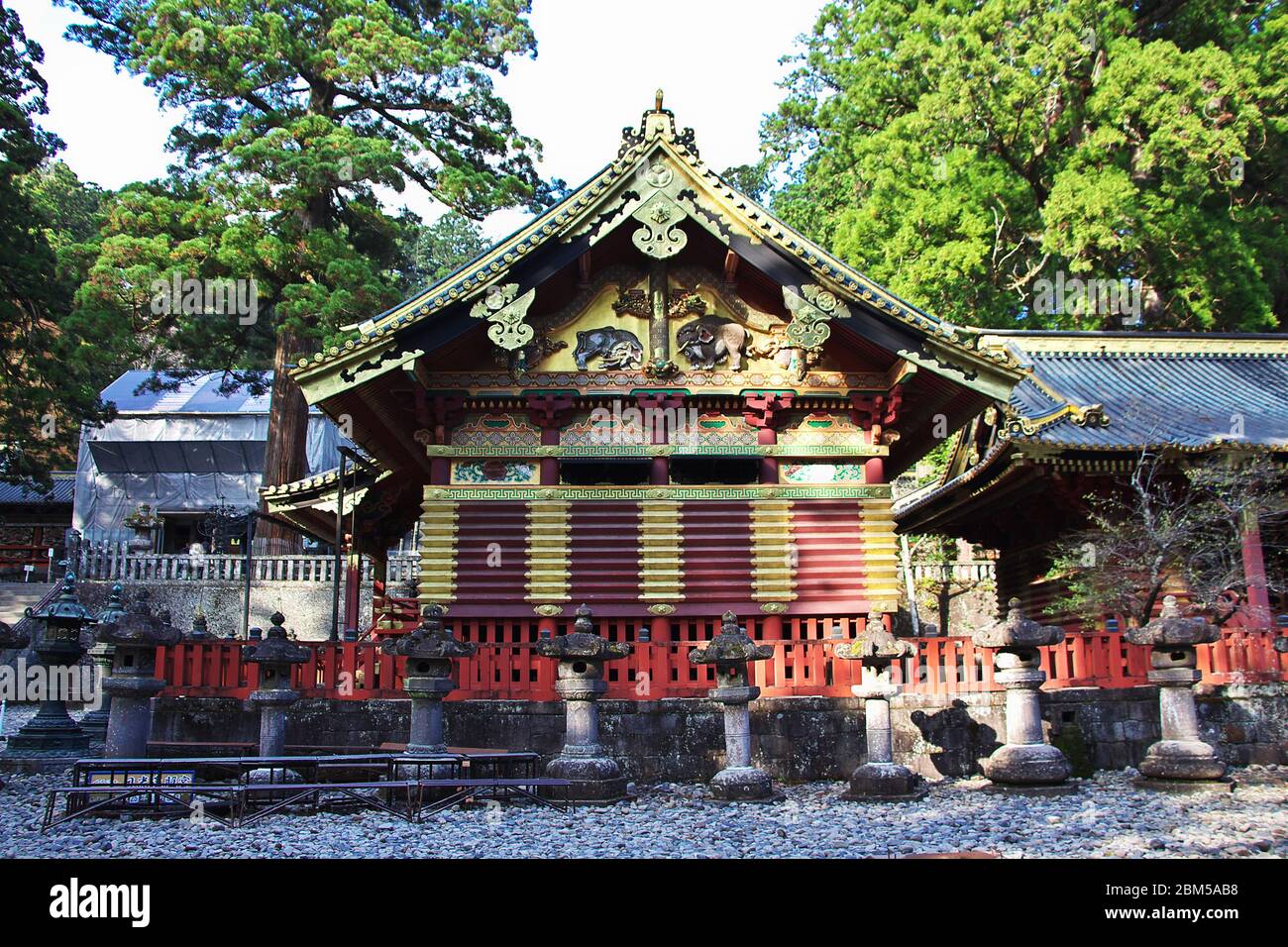 Tosho-gu temple at autumn, Nikko, Japan Stock Photo